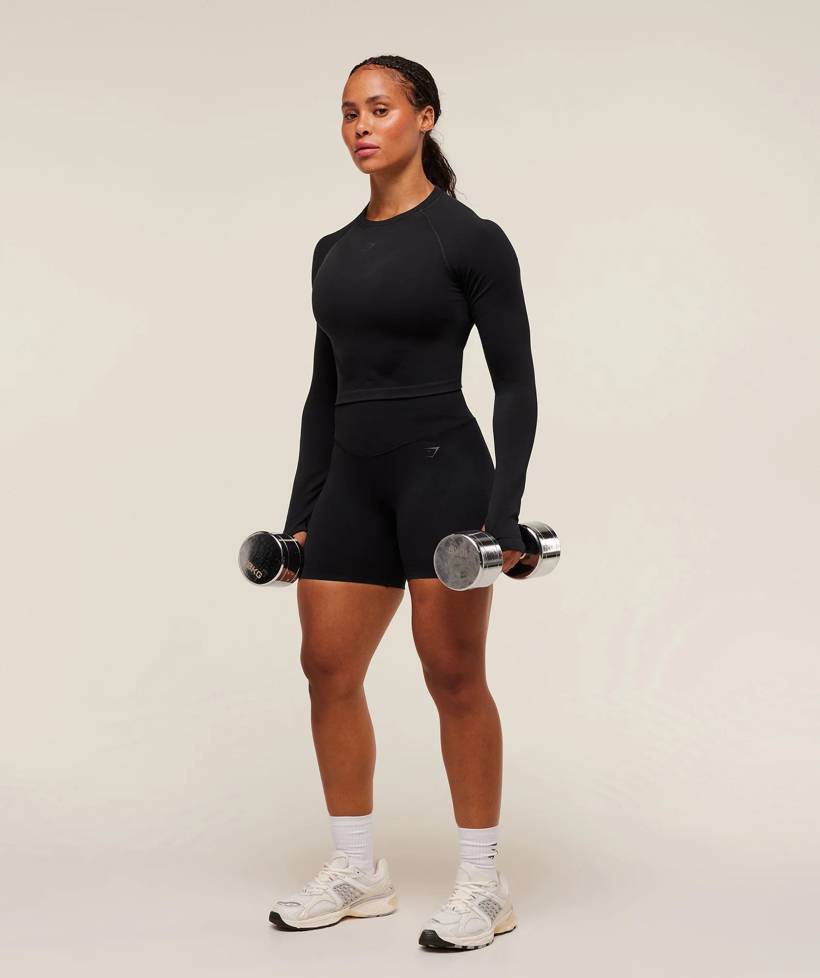 Activate Long Sleeve Crop Top