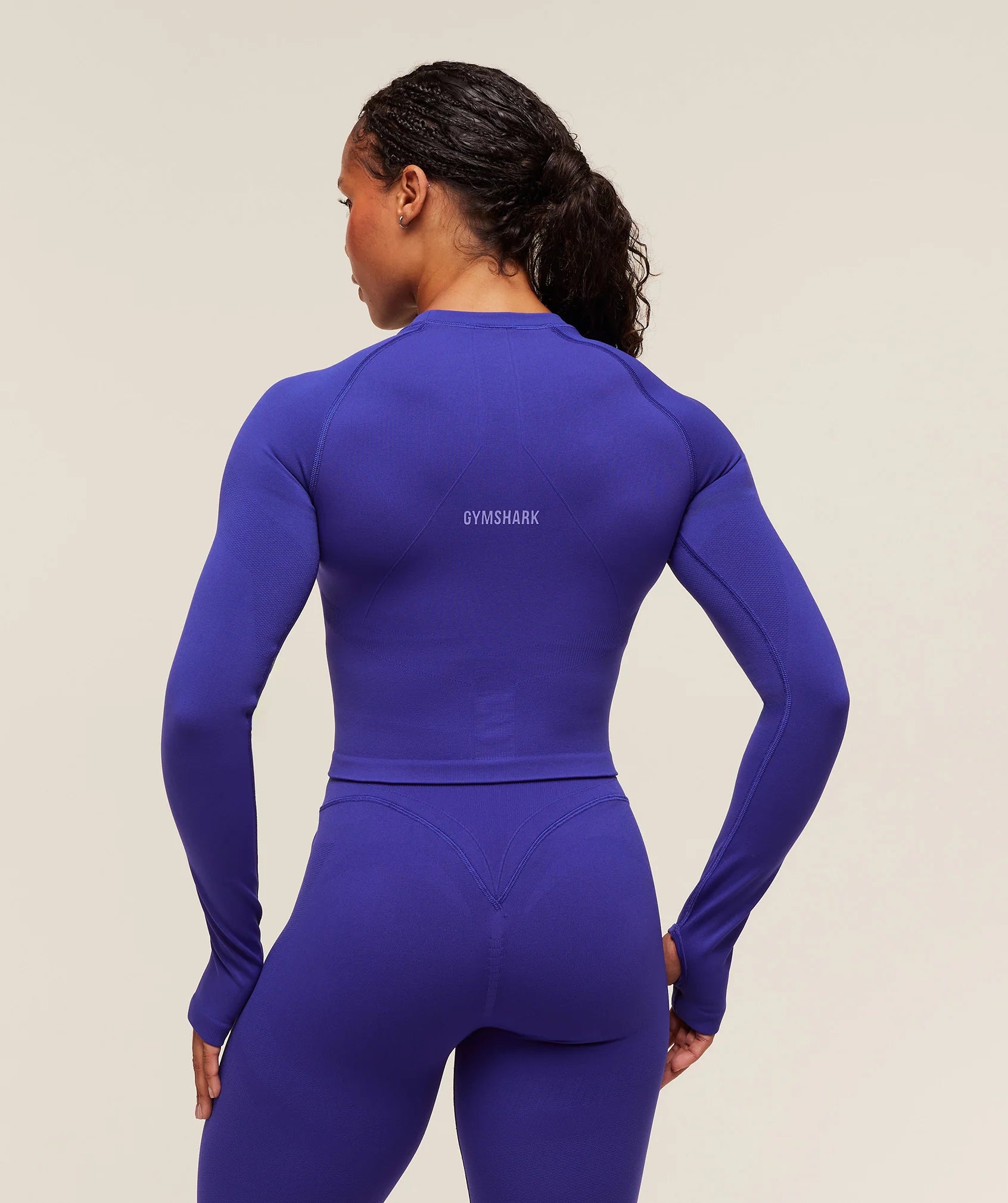 Activate Long Sleeve Crop Top